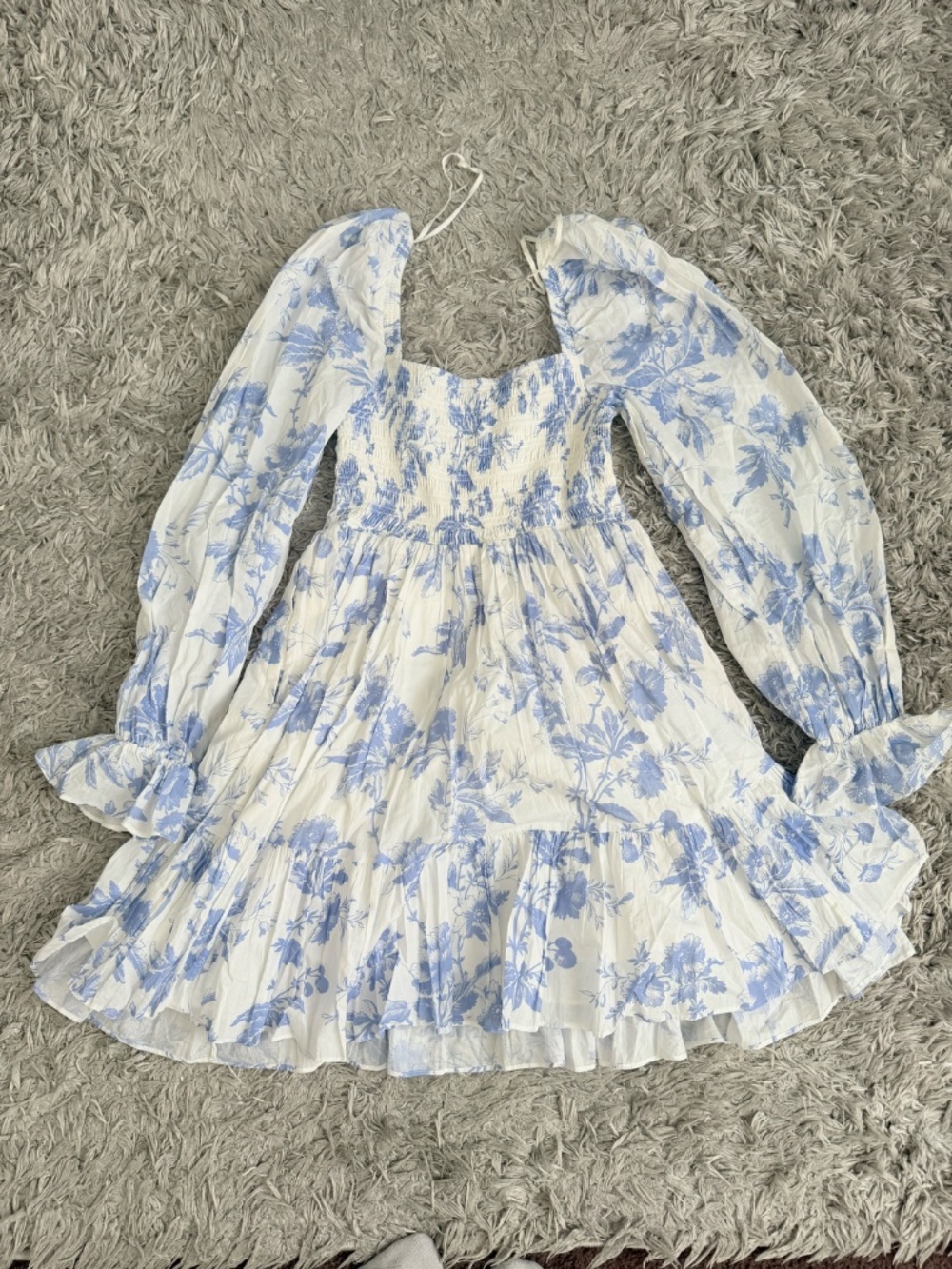 & Other Stories Smock Mini Dress - Picture 3 of 6